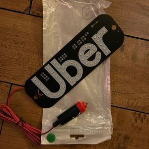 Green Car light up sign